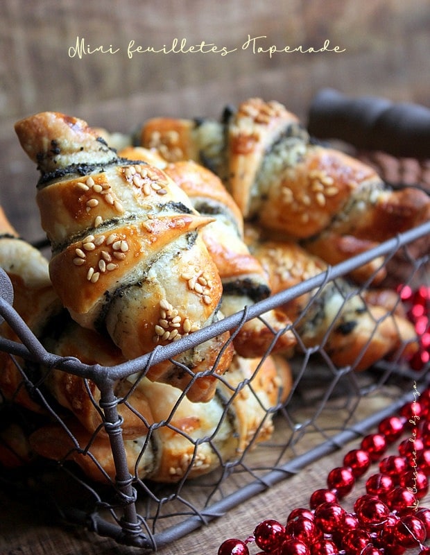 feuilletés tapenade