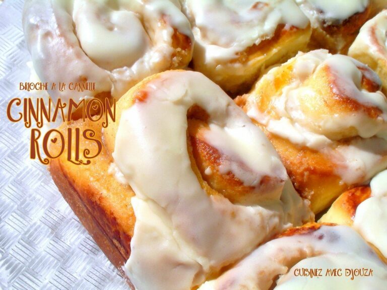 Cinnamon rolls brioche cannelle