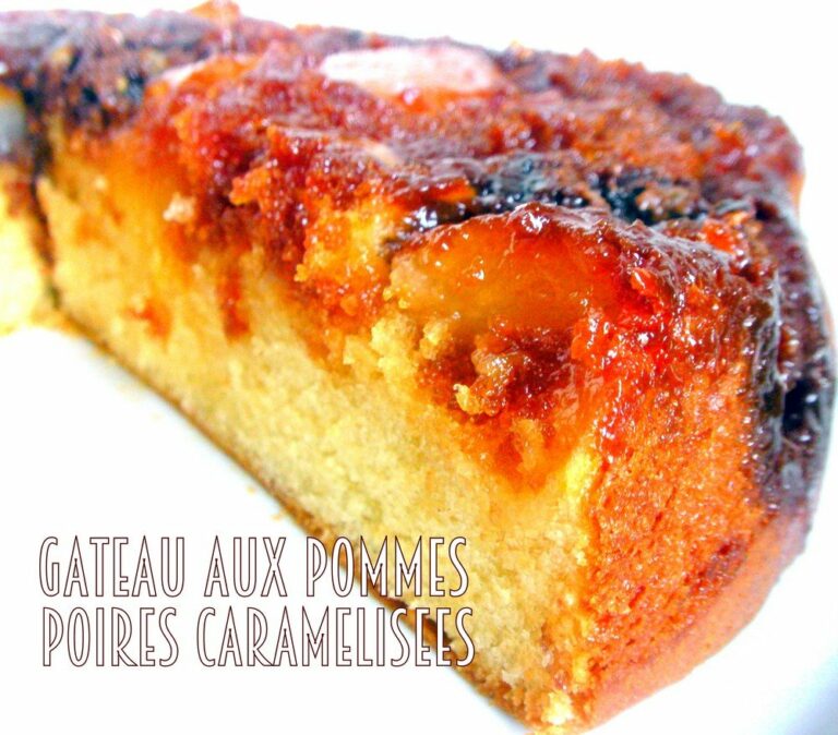 Gateau aux pommes et poires facile