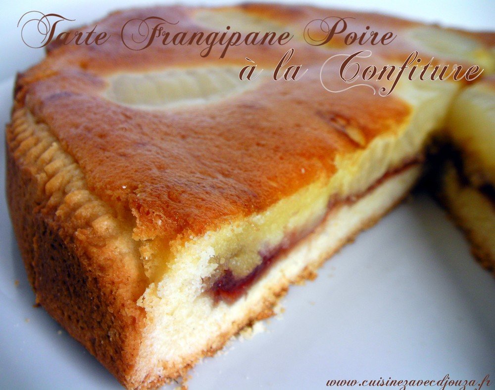 Tarte aux poires frangipane