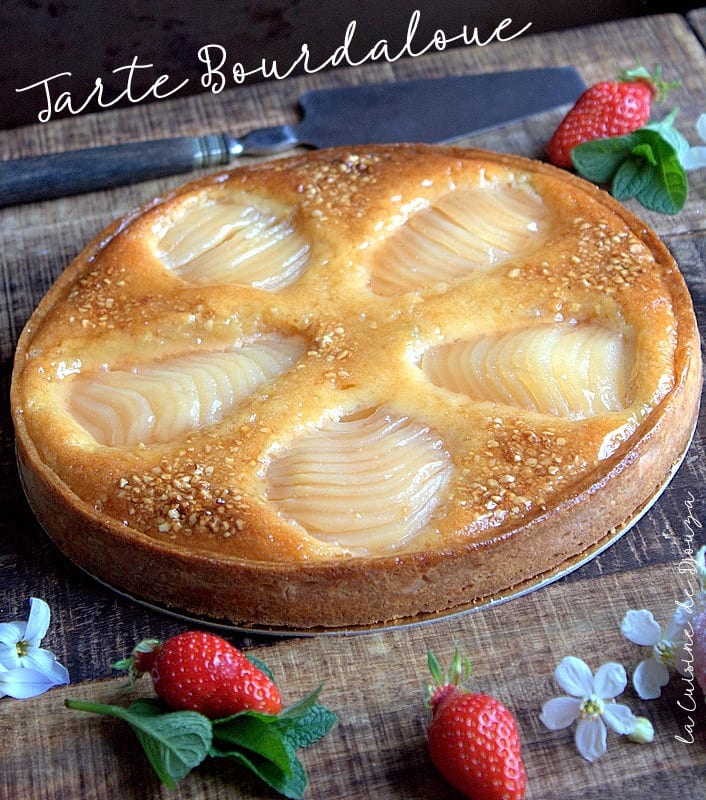 Tarte aux poires bourdaloue