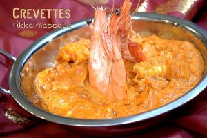 Crevette sauce tikka massala