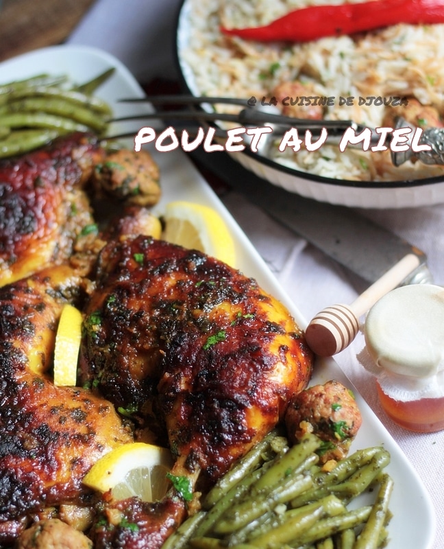 Poulet caramélisé au miel