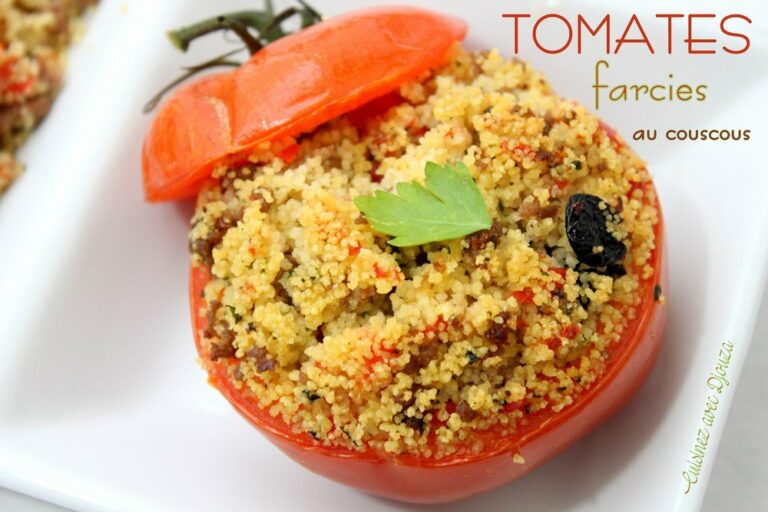 Tomates farcies au couscous