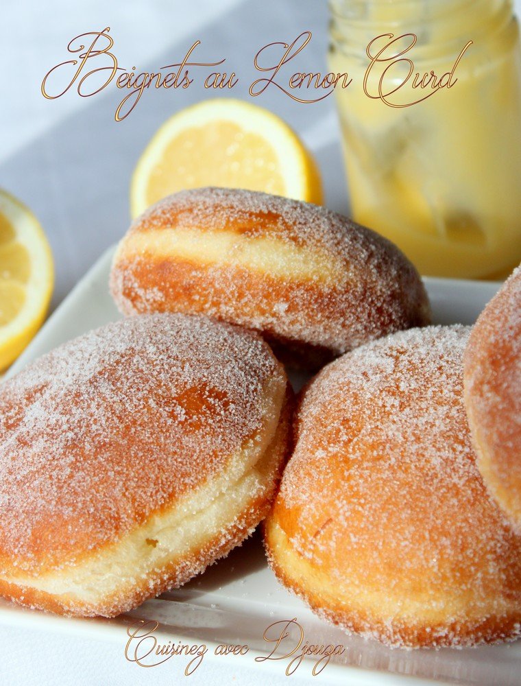 Beignet moelleux au lemon curd