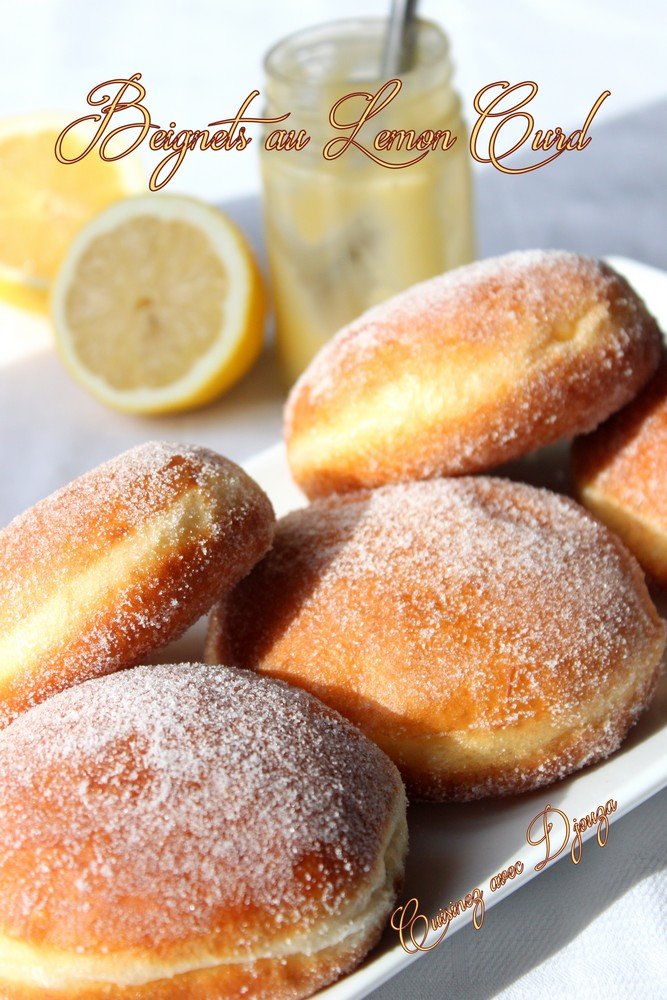 Beignet moelleux au lemon curd