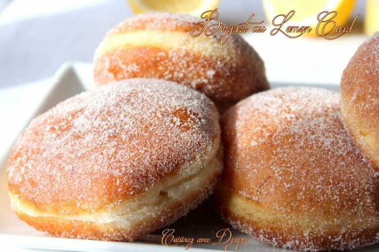 Beignet moelleux au lemon curd