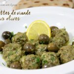 Tajine boulette de viande aux olives