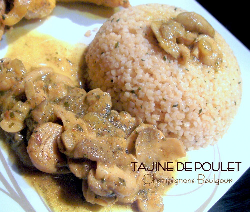 Tajine de poulet boulgour