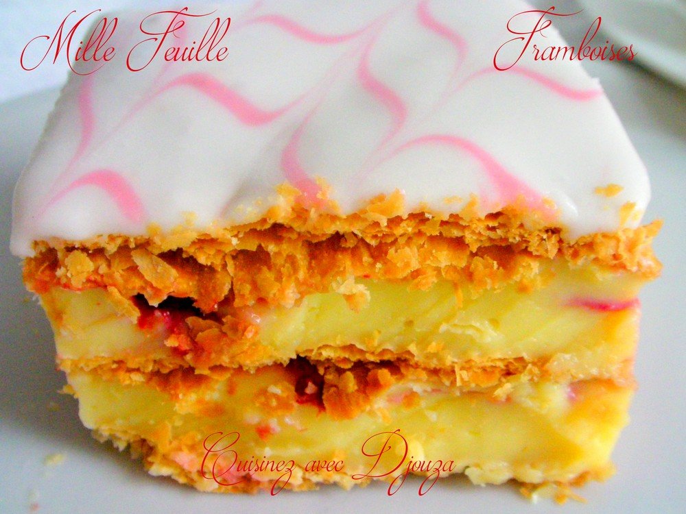 Mille feuille aux framboises