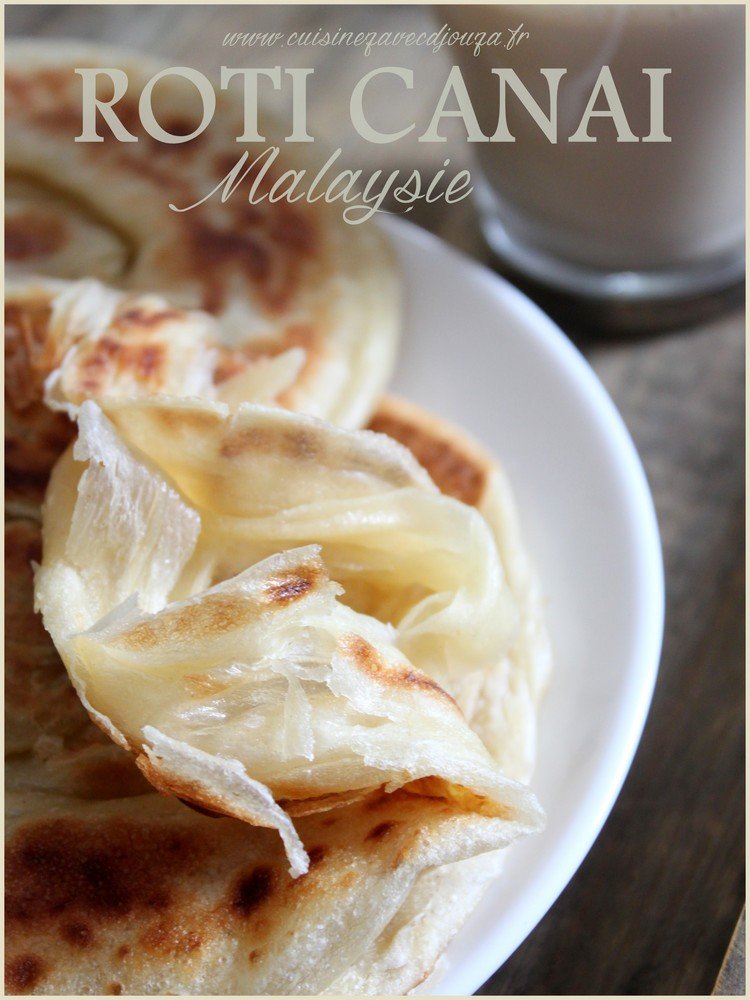 Roti canai crepe malaisienne