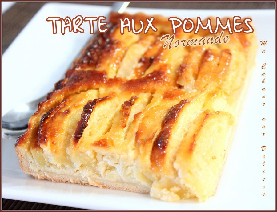 Tarte aux pommes normande 3