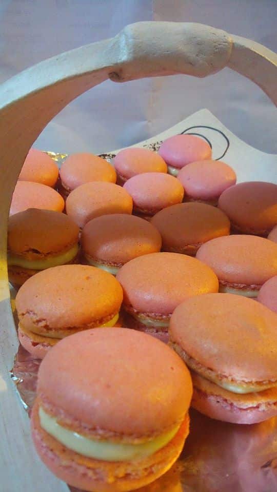 Macarons orange curd Kheira