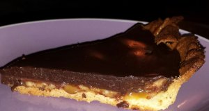 tarte chocolat banane caramel beurre salé