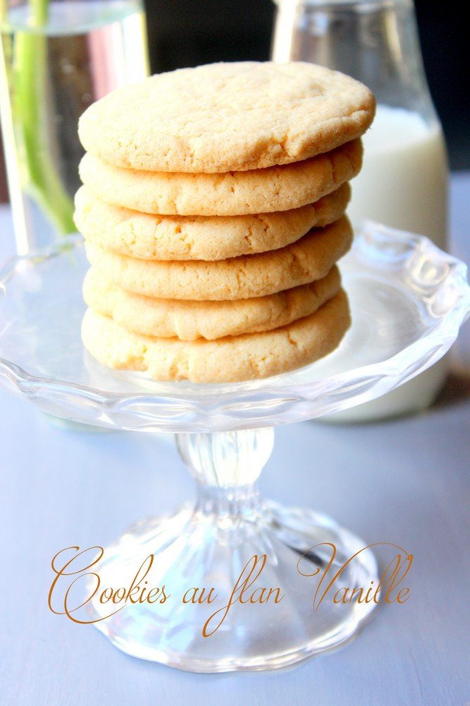 Cookies sans gluten au flan vanille super fondant