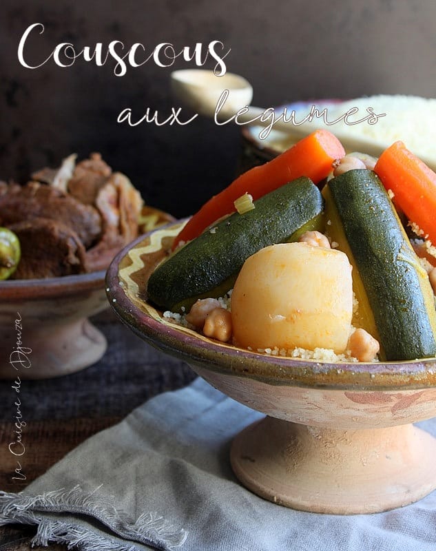 Couscous traditionnel viande et légumes