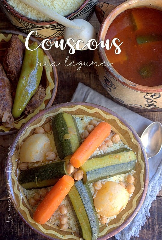 Couscous traditionnel viande et légumes