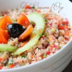 Taboule couscous d'orge aux légumes frais