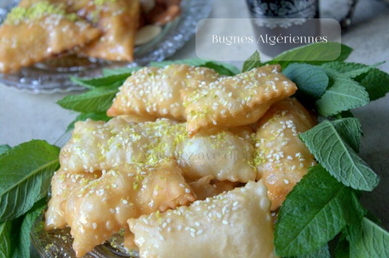 Oreiller algérien au miel gateau de ramadan