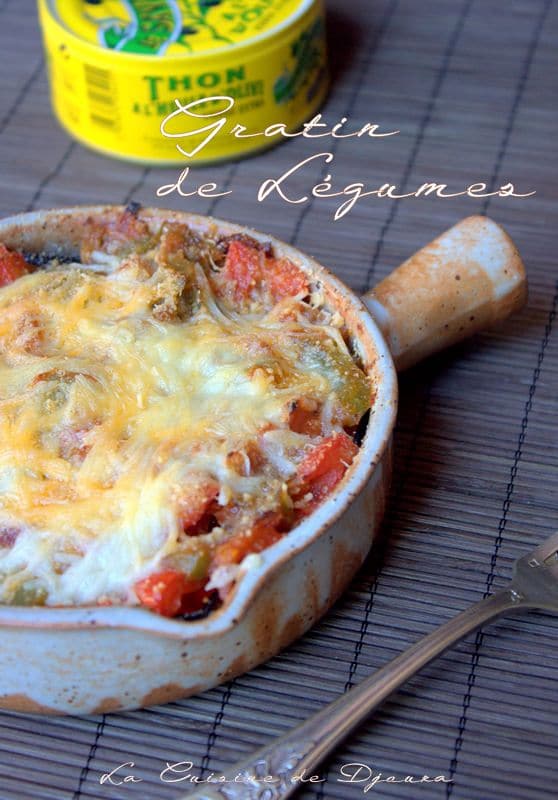 gratin au four de légumes d'été