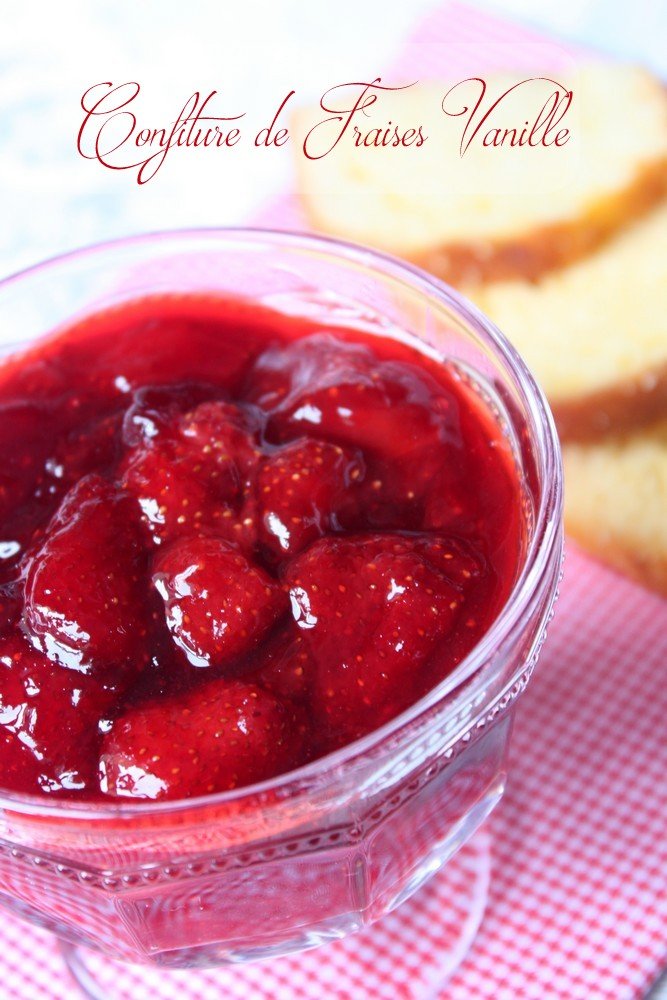 Confiture de fraises vanille de Mayotte