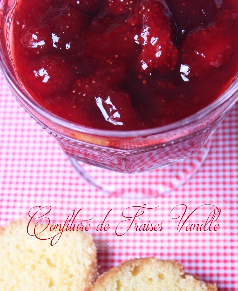 Confiture de fraises vanille de Mayotte