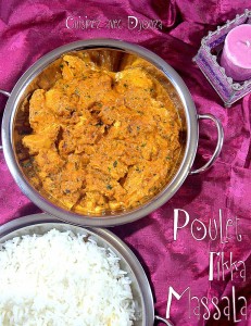 Poulet tikka massala recette indienne