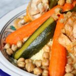 Couscous poulet facile et legumes frais