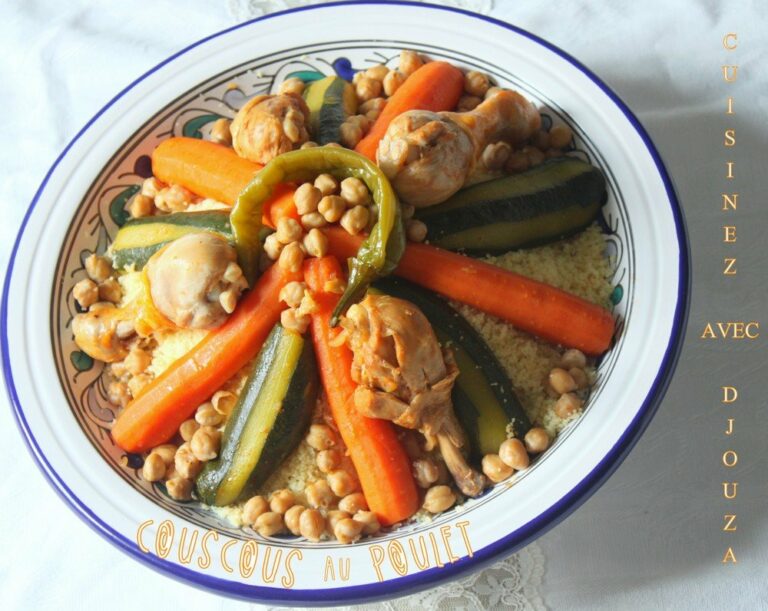 Couscous poulet facile et legumes frais