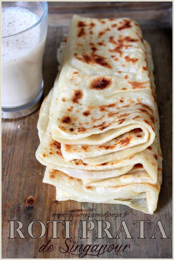 roti prata crepe ou pain de singapour