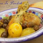 Tajine de poulet et olives aux citrons confits