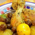 Recette tajine de poulet au citron confit