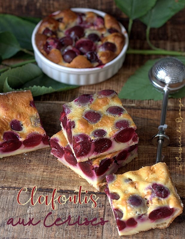 Clafoutis aux cerises bigarreaux facile