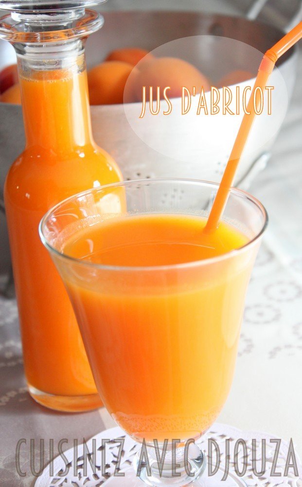 Recette de jus ou de nectar d'abricots du jardin