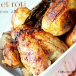 poulet roti ail citron et ses pommes de terre au four