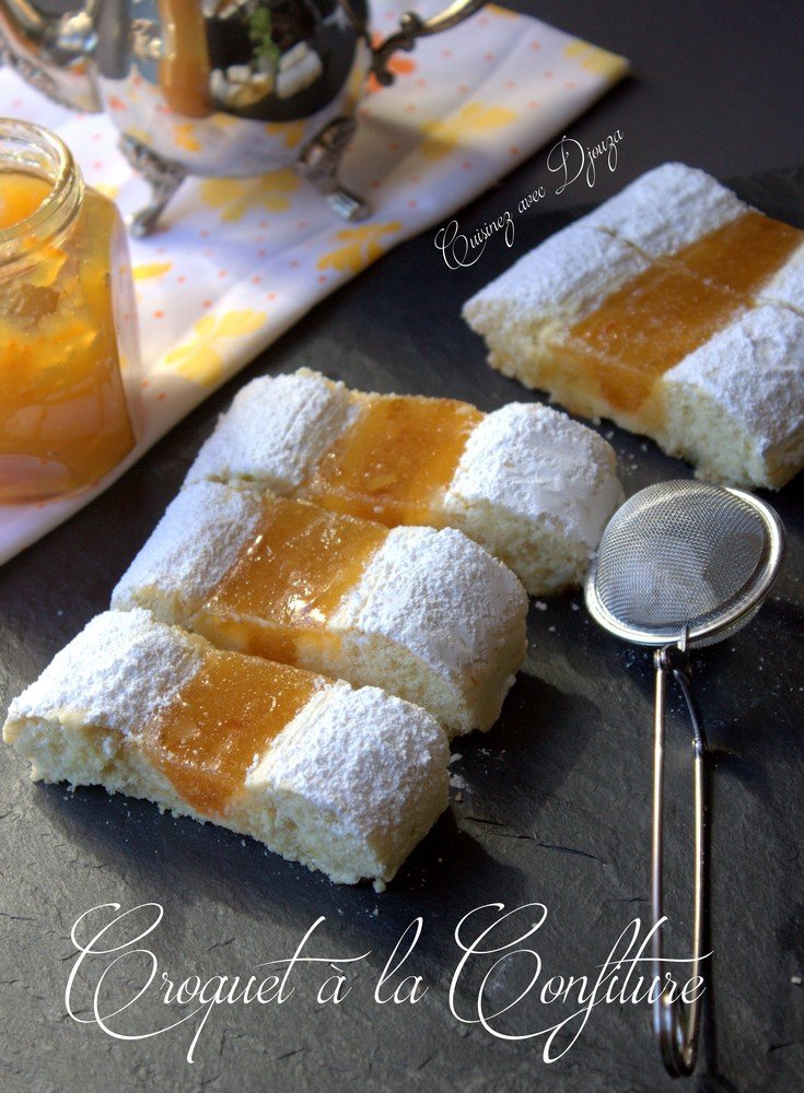 Croquet a la confiture recette moelleuse