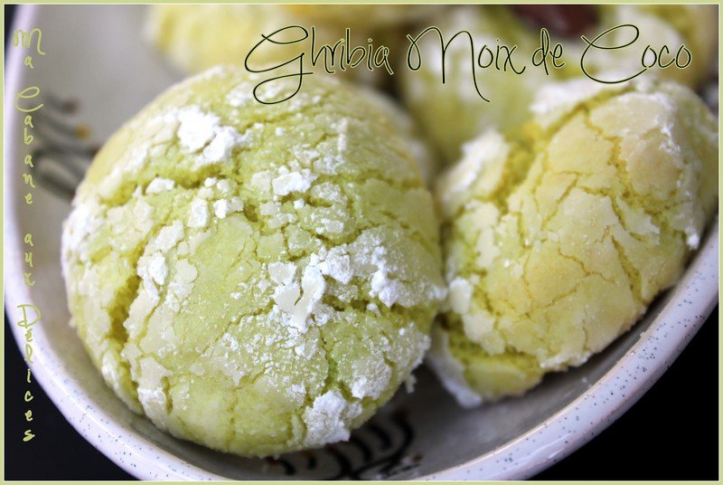 Ghribia a la noix de coco gateau marocain