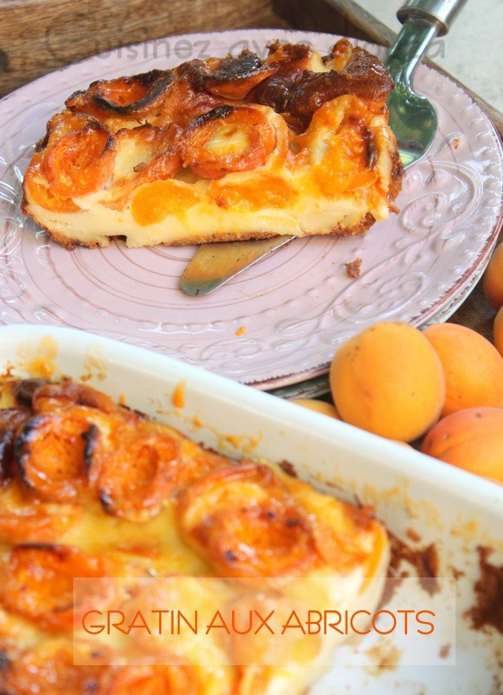 Gratin express aux abricots