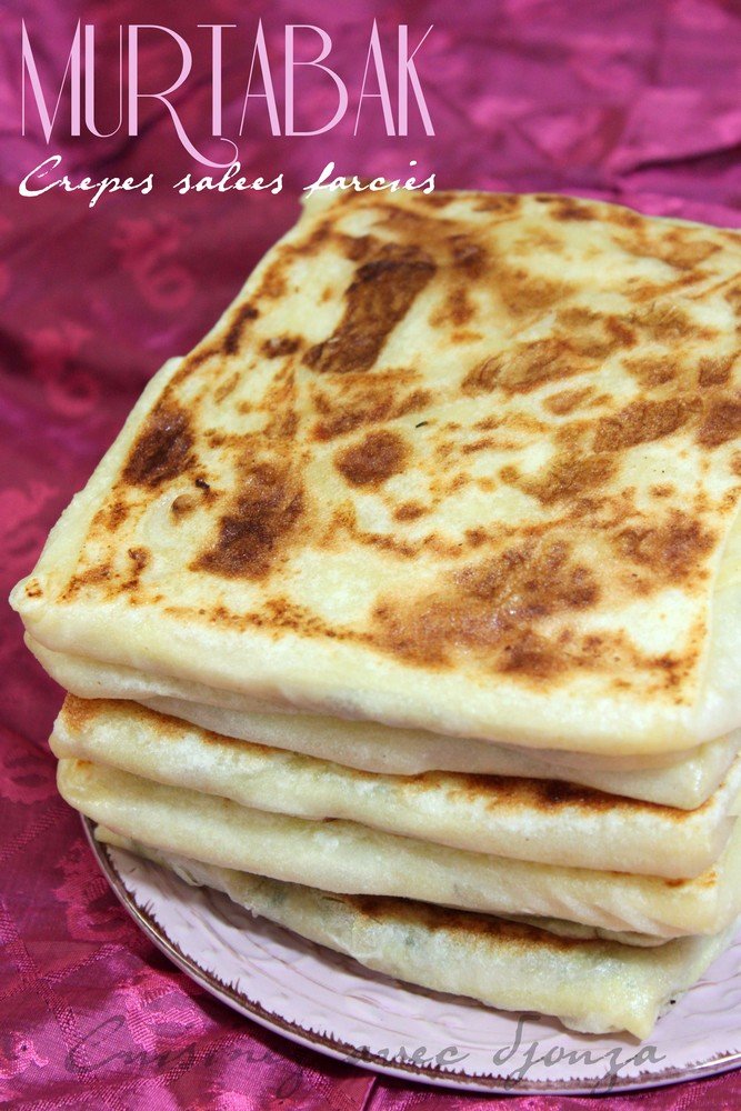 Murtabak crepe salée, recette indienne 