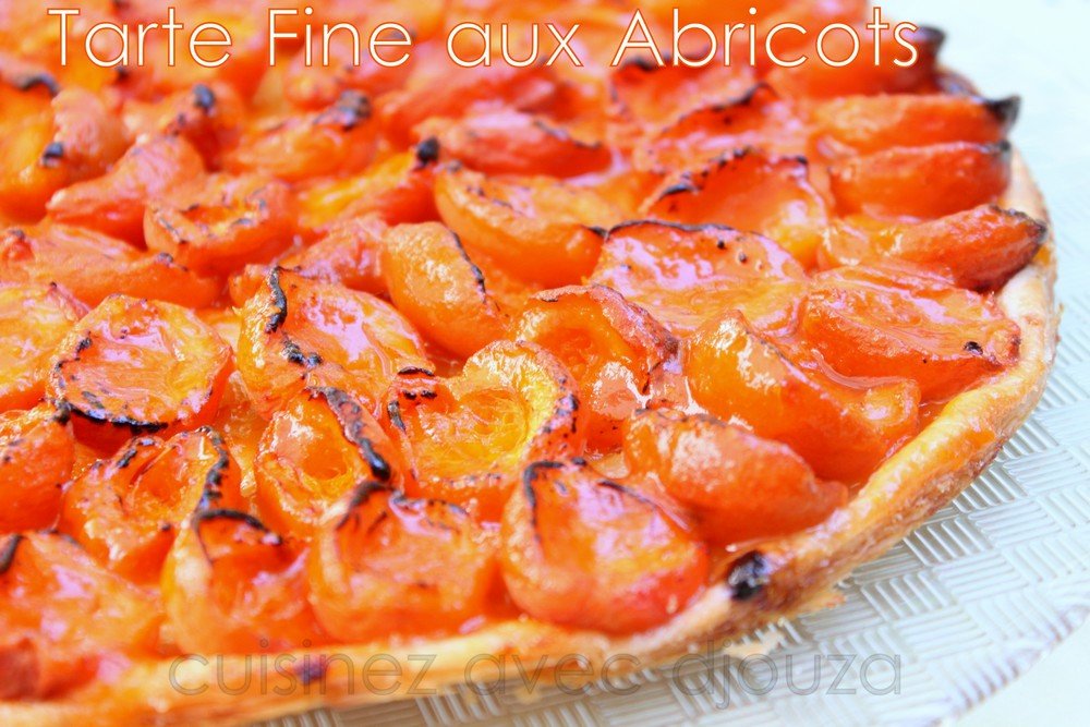 Tarte express fine aux abricots