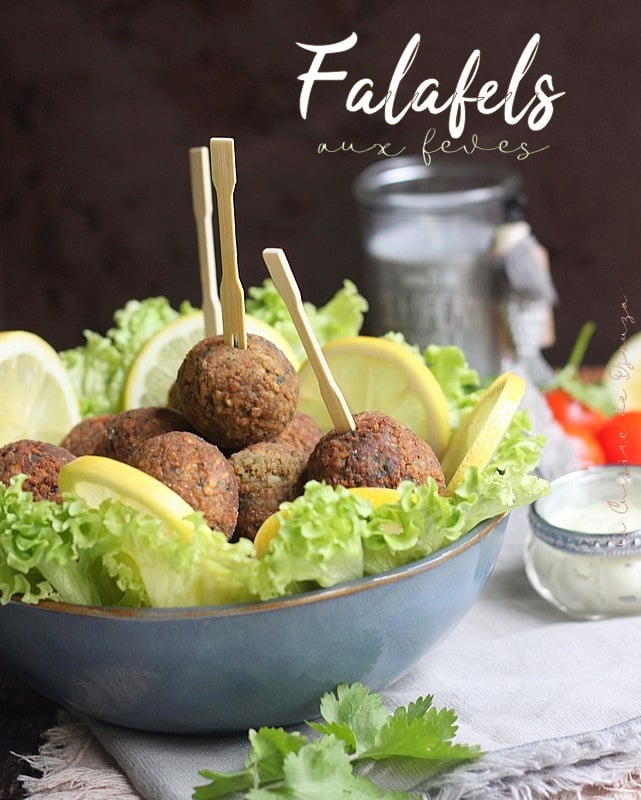 Falafels maison aux feves 