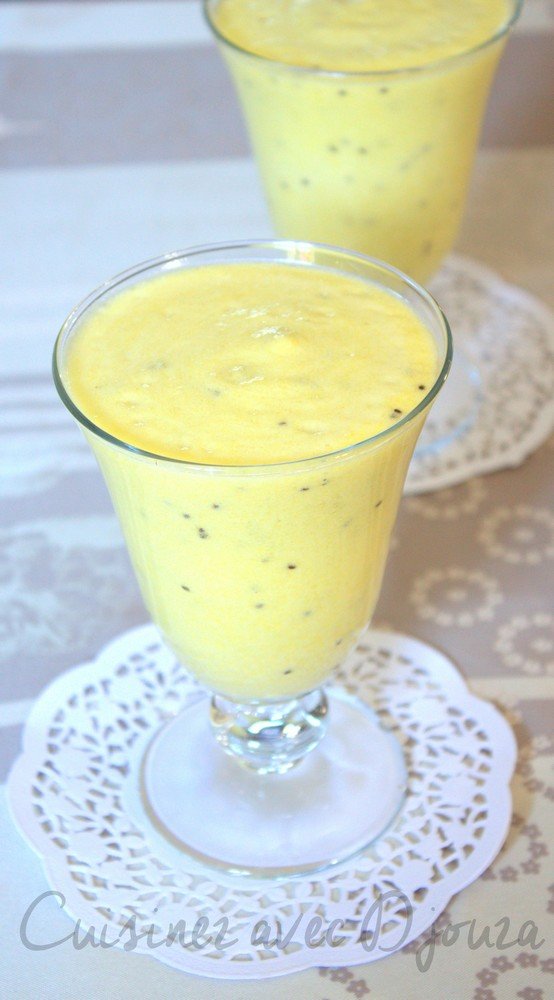 Smoothie ananas kiwi poudre de baobab recette facile