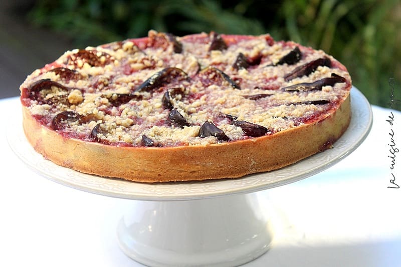 Tarte crumble aux figues