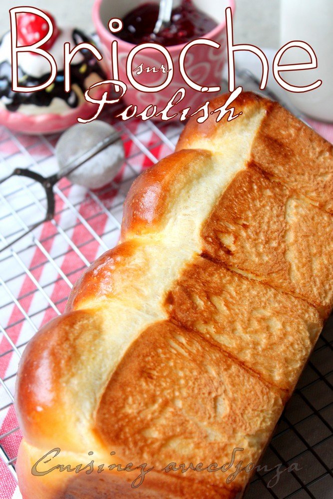 Brioche sur poolish a mie filante