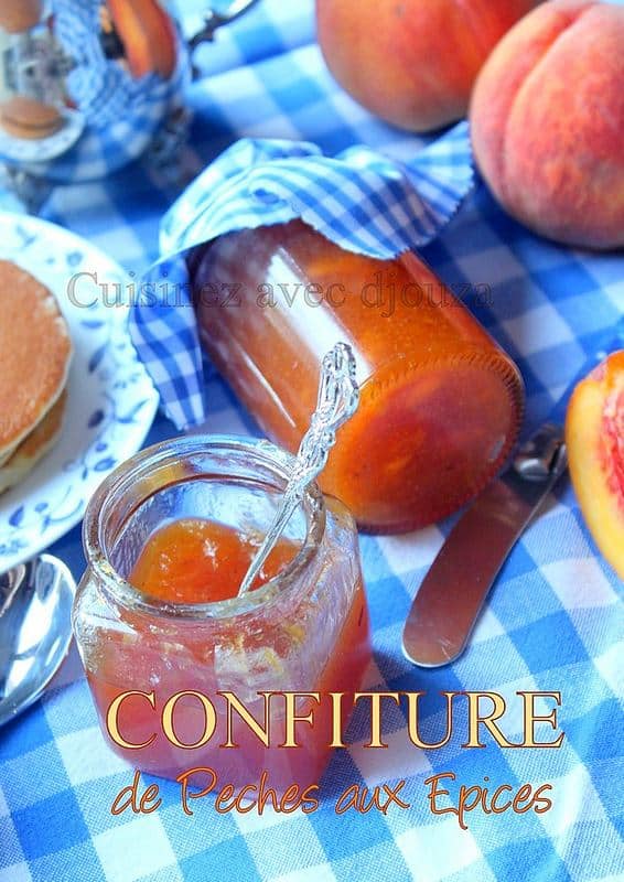 recette facile de confiture de pêches