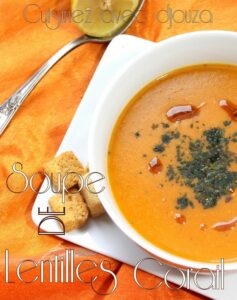 Soupe de lentilles corail recette turque