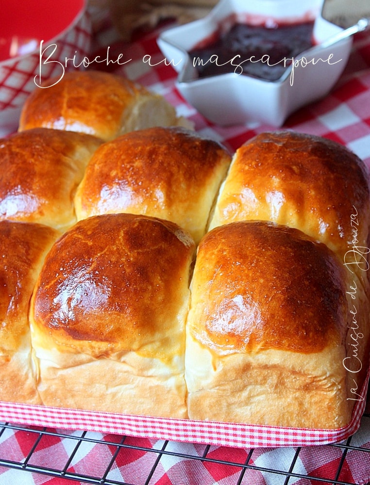 Brioche au mascarpone sans beurre