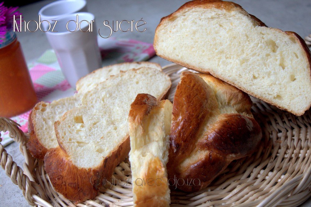 Pain maison sucré khobz dar sucré