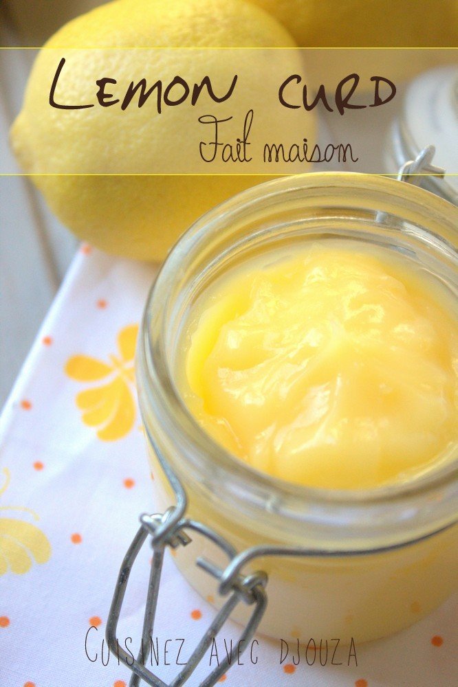 Recette lemon curd fait maison