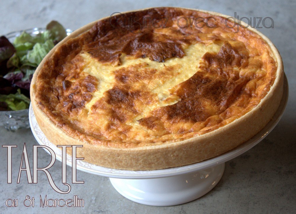 Recette quiche au saint marcellin